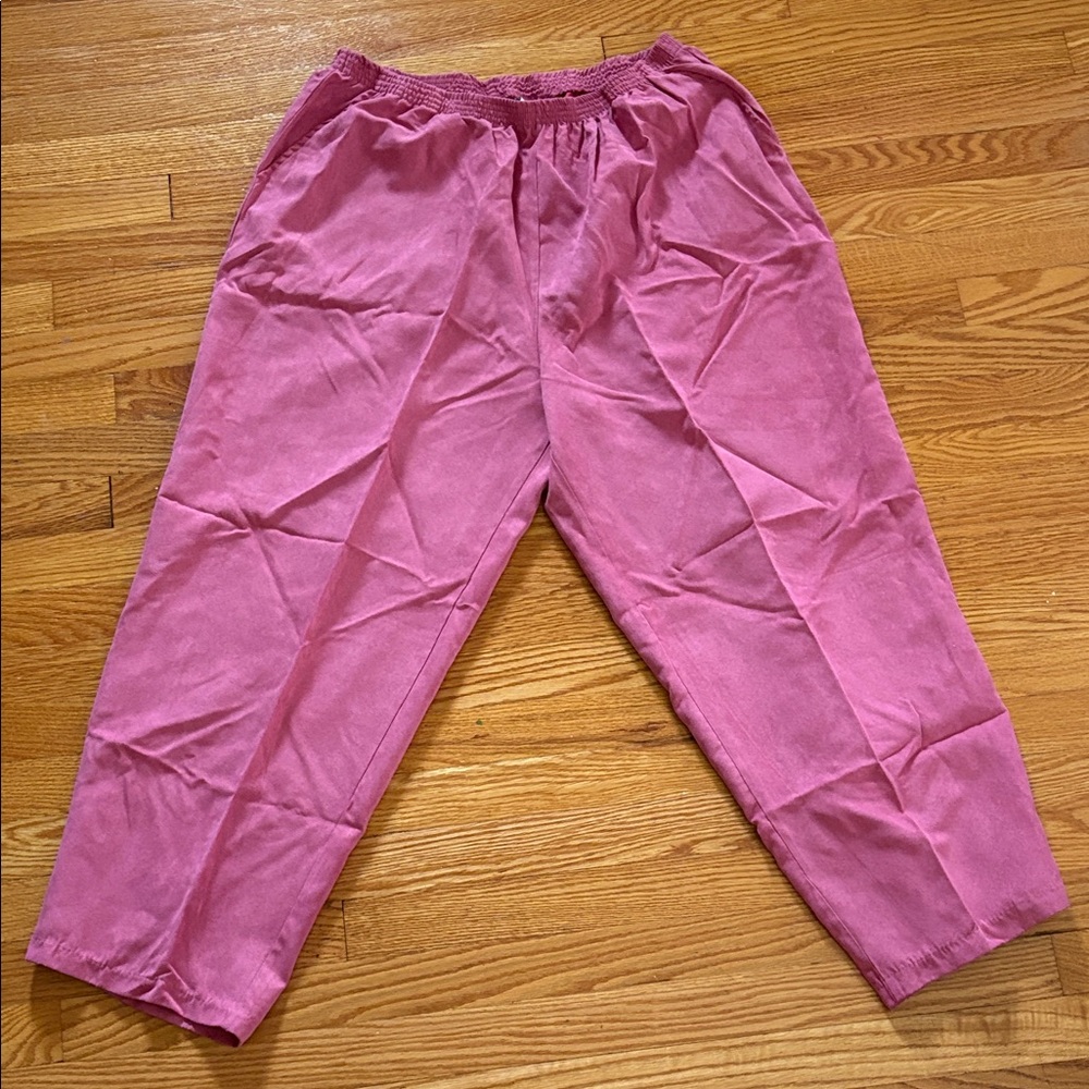 Hasting and SmithStudio Pink Relaxed Fit Pants